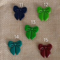 Boucles papillon unis 3 Boucles Nœud Papillon