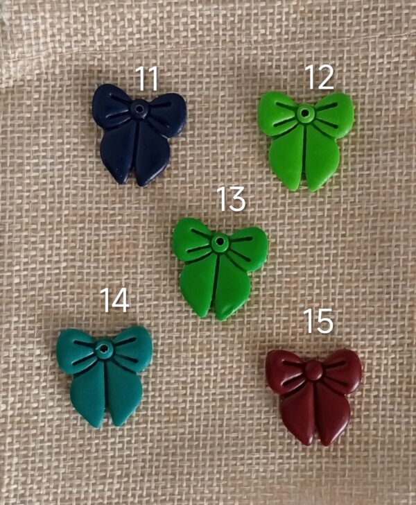 Boucles papillon unis 3 Boucles Nœud Papillon