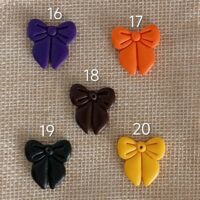 Boucles papillon unis 4 Boucles Nœud Papillon