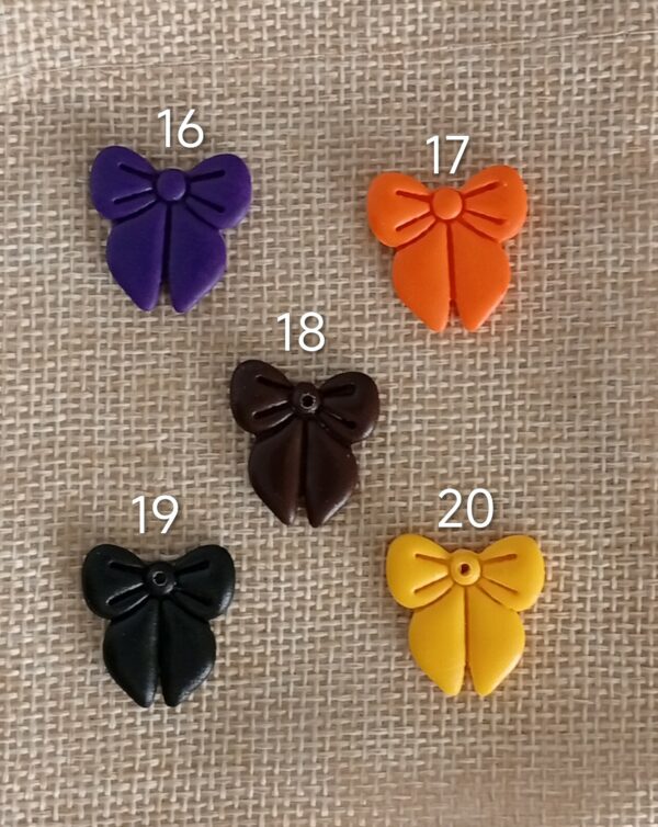 Boucles papillon unis 4 Boucles Nœud Papillon
