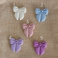 Boucles papillon unis1 Boucles Nœud Papillon