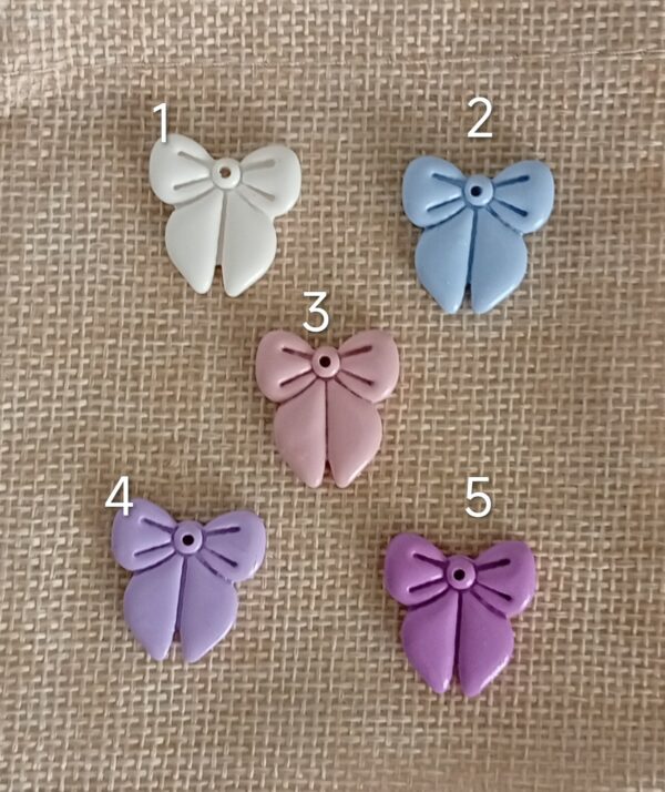 Boucles papillon unis1 Boucles Nœud Papillon