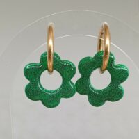 flora paillette vert Flora Fin De Série Résinée